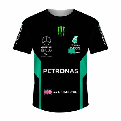 Imagem de Camiseta Masculina Adulto Mercedes Fórmula 1 Motorsport Dry Racing