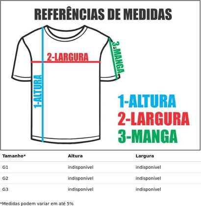 Imagem de Camiseta Masculina Algodão Plus Size XGG Azul Royal