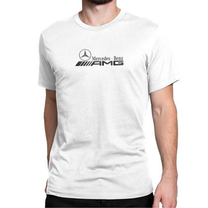 Imagem de Camiseta Masculina AMG Mercedes Benz Estampa Automotiva Gola Redonda 100% Algodão Qualidade Premium