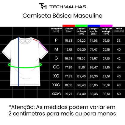 Imagem de Camiseta Masculina Básica Algodão Confortável 
