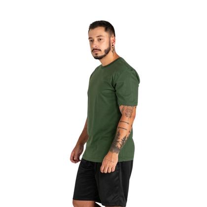 Imagem de Camiseta Masculina Básica Algodão Confortável 