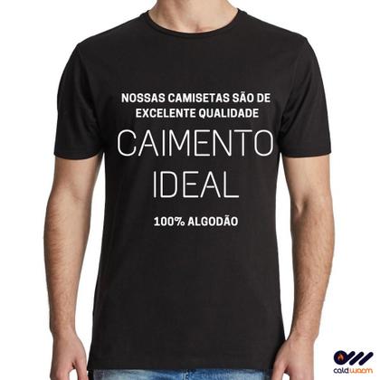 Imagem de Camiseta Masculina Básica Estampada Premium 100% algodão