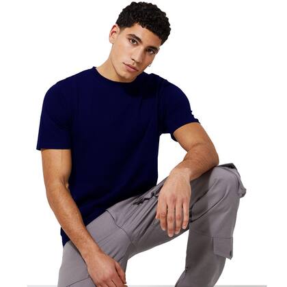 Imagem de Camiseta Masculina Básica Lisa Estilosa T-shirt Slim Fit