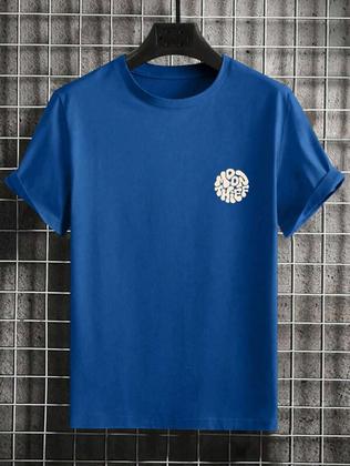 Imagem de Camiseta Masculina Casual Com Estampa Moontief Gola Redonda