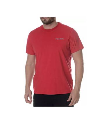 Imagem de Camiseta Masculina Columbia Basic Logo - Vermelho - Tam M