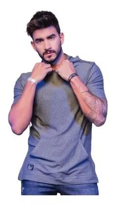 Imagem de Camiseta Masculina Com Capuz Pit Bull Jeans Lançamento!