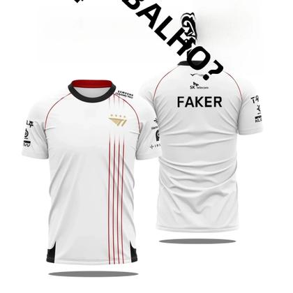 Camiseta Masculina do Time de Esports T1 League of Legends