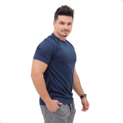 Imagem de Camiseta Masculina Dry Fit da Techamalhas Lisa para academia exercicios em geral