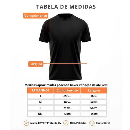 Imagem de Camiseta Masculina Dry Fit Treino Lisa Academia Fitness