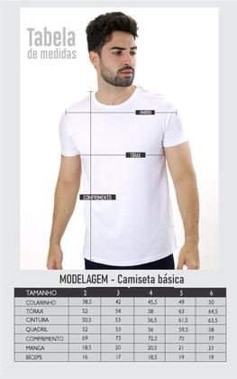 Imagem de Camiseta Masculina Henley Com 4 Botões Frontais Manga Curta