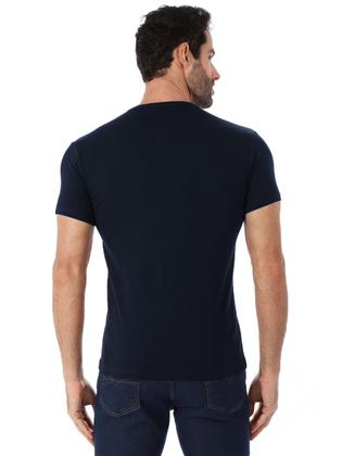 Imagem de Camiseta Masculina Henley Manga Curta Anistia Marinho