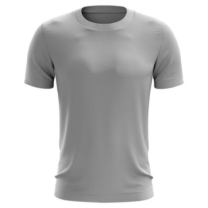 Imagem de Camiseta Masculina Manga Curta Dry Fit Básica Lisa Proteção Solar UV Térmica Blusa Academia