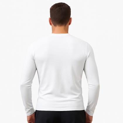 Imagem de Camiseta Masculina Manga Longa Branco com Proteção UV