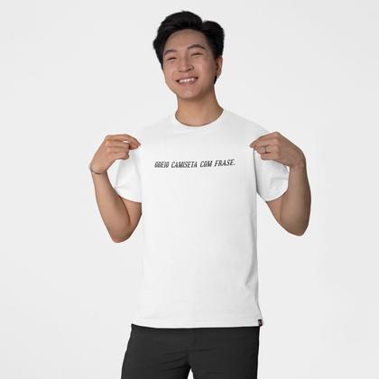 Imagem de Camiseta Masculina Odeio Camiseta Com Frase Sarcasmo Cômico