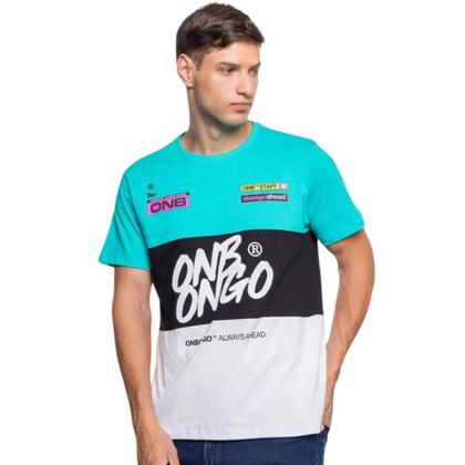 Imagem de Camiseta Masculina Onbongo Especial Badu Recorte Verde Claro ON260