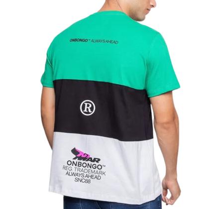 Imagem de Camiseta Masculina Onbongo Especial Badu Recorte Verde ON260