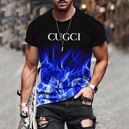 Imagem de Camiseta Masculina Oversized Vintage 3D - Estilo Harajuku Streetwear