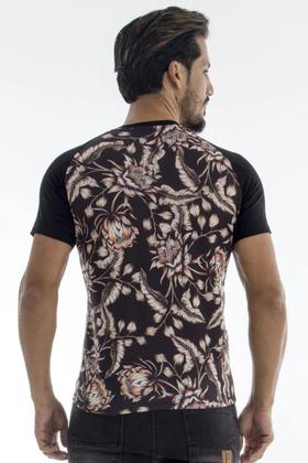 Imagem de Camiseta Masculina Per Pochi Recortes Flechas Viscolycra