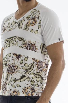 Imagem de Camiseta Masculina Per Pochi Recortes Flechas Viscolycra