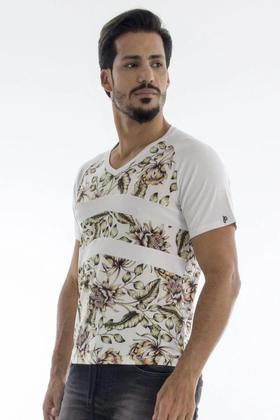 Imagem de Camiseta Masculina Per Pochi Recortes Flechas Viscolycra