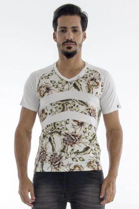 Imagem de Camiseta Masculina Per Pochi Recortes Flechas Viscolycra