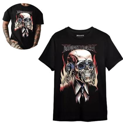Imagem de Camiseta megadeth preto g