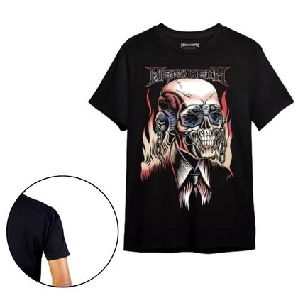 Imagem de Camiseta megadeth preto g