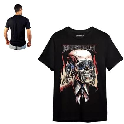 Imagem de Camiseta megadeth preto g