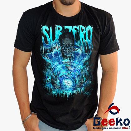 Imagem de Camiseta Mortal Kombat 100% Algodão Sub-Zero Sub Zero Geeko