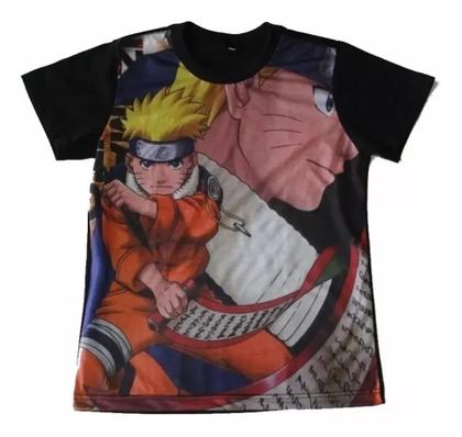 Imagem de Camiseta Naruto Uzumaki Blusa Adulto Unissex Anime A184 BM