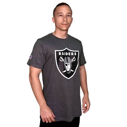 Imagem de Camiseta NFL Raiders Shield - Cinza