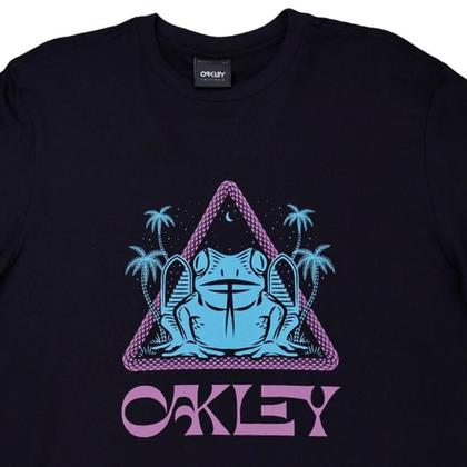 Imagem de Camiseta Oakley Psy Frog Triangle Print WT24 Blackout