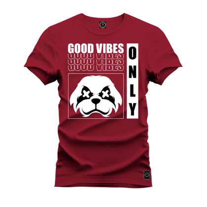 Imagem de Camiseta Only Panda Estampada Algodão Confortável 30.1 Penteada