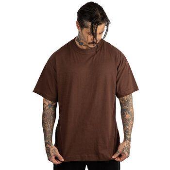 Imagem de Camiseta oversized hing lisa marrom