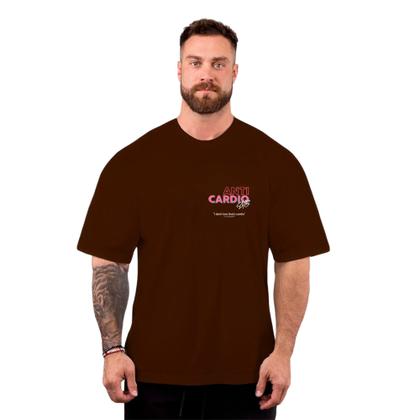 Imagem de Camiseta Oversized Masculina Larga Streetwear Anti Cardio Club