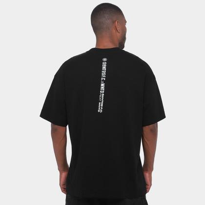 Imagem de Camiseta Oversized Santos Com o Peixe Masculina