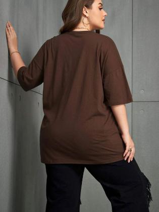 Imagem de Camiseta Oversized Texas Usa Estilo Moda Tendencia Feminina