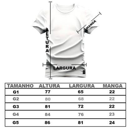 Imagem de Camiseta Pajé Caveira Plus Size Forma Grande 30.1 Penteada Estampa Digital