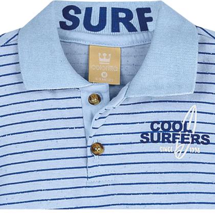 Imagem de Camiseta para Bebê com gola Polo Surf - Colorittá