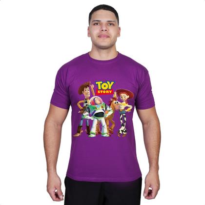 Imagem de Camiseta Personalizada Toy Story Woody Filme Desenho Adulto