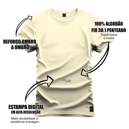 Imagem de Camiseta Plus Size Algodão 30.1 Premium Estampada Macaco Style