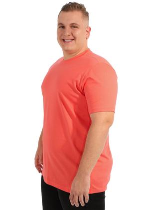 Imagem de Camiseta Plus Size Anistia Masculina Básica Algodão Salmão