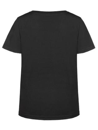 Imagem de Camiseta Plus Size Feminina com Estampa de Pata de Gato - Manga Curta e Gola Redonda