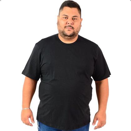 Imagem de Camiseta Plus Size Masculina Algodão G1 Ao G3 Plus Size Camisetas Masculinas Lisa