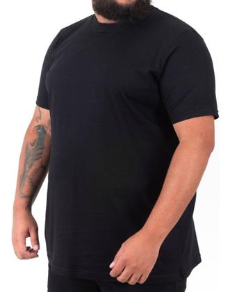 Imagem de Camiseta Plus Size Masculina Básica G4 G5 100% Algodão