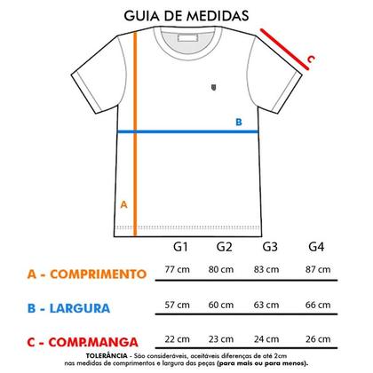 Imagem de Camiseta Plus Size Over G1,G2,G3,G4 100% Algodão Premium