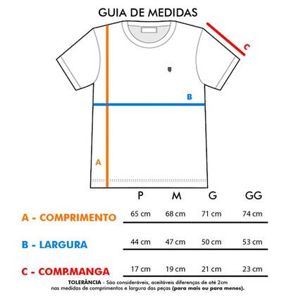 Imagem de Camiseta Plus Size Over G1,G2,G3,G4 100% Algodão Premium