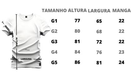 Imagem de Camiseta Plus Size Premium Estampada Algodão 30.1 Authentic