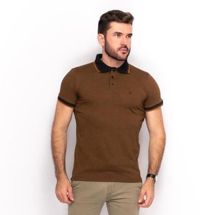 Imagem de Camiseta Polo Malha Teodoro Masculino Lisa Slim Dia a Dia