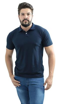Imagem de Camiseta Polo Spring Slim Fit  Manga Curta - AZUL MARINHO